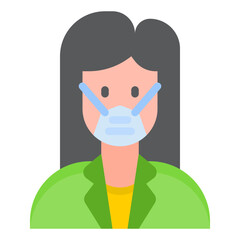 avatar flat style icon