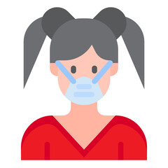 avatar flat style icon