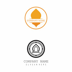 Mosque Logo Template vector symbol illustration design