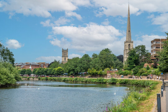 River Walk in Worcester England