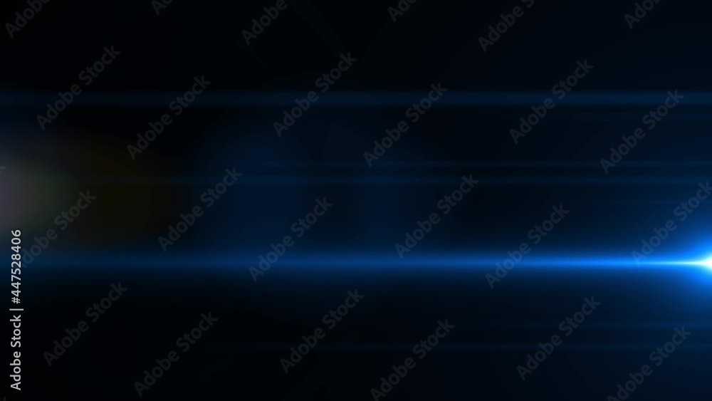 Poster 4k blue optical lens flares transition seamless motion graphics loop green screen animation backgrou