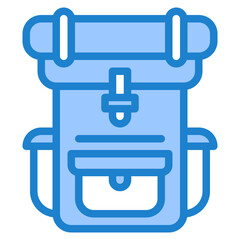backpack blue style icon