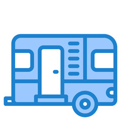 caravan blue style icon