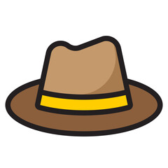hat color line style icon