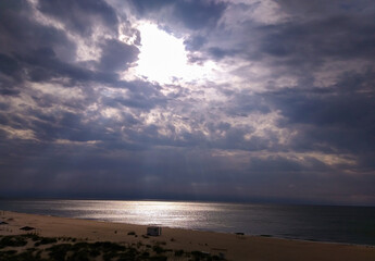 Sunset Sea Horizon