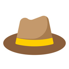 hat flat style icon