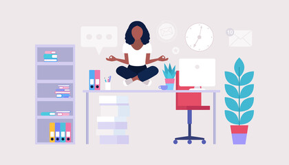 Relax and meditate concept