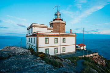 Fototapeta na wymiar Fisterra lighthouse, Fisterra, Galicia, Spain, Europe.