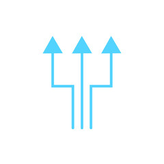 Arrows icon for app and website design. Vector.