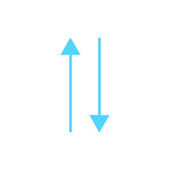 Arrows icon for app and website design. Vector.