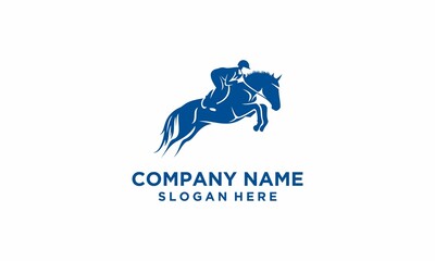 horse racing logo animal & pet