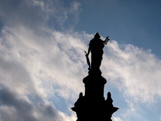 Wilhelmina fontain Deventer, Overijssel Province, The Netherlands