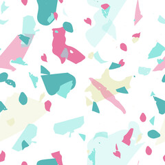 Terrazzo seamless pattern. Modern classic
