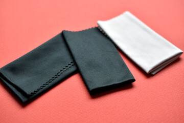 Cloth wipes for wiping the optics and the camera matrix