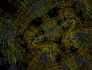 Imaginatory fractal background generated Image