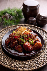 Korean style marinated crab