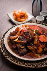 한국식 소고기 갈비찜