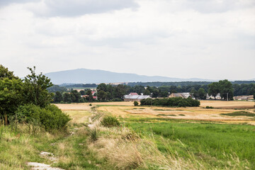 View at Sleza (Ślęża) mountain 