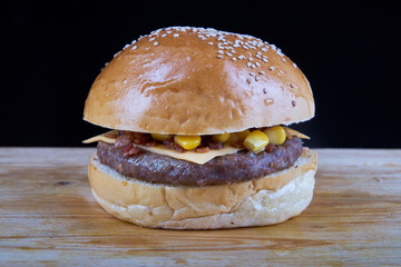 burgers dinner many flavor meat bread and sauce