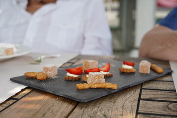 Mignardises pour accompagner le café