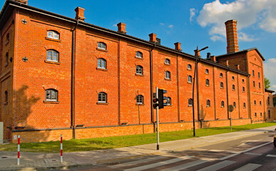 Ulice miasta, stary browar Saskich. Ostrowiec Świętokrzyski. Streets of  city, old brewery once belonging to the Saski family . Ostrowiec Świętokrzyski  © Grzegorz