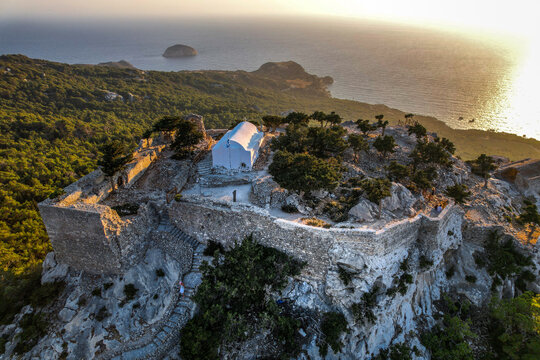 Monolithos castle on Rhodes island
