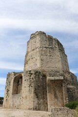 Fototapeta na wymiar La Tour Magne à Nîmes