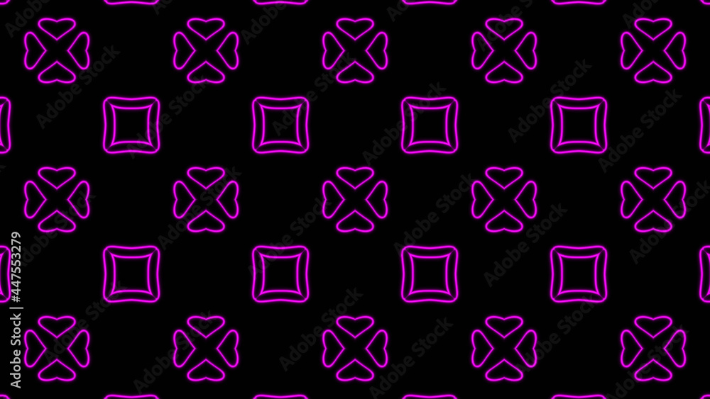 Poster abstract seamless pattern purple texture. digital wall tiles design. seamless pattern with symmetric