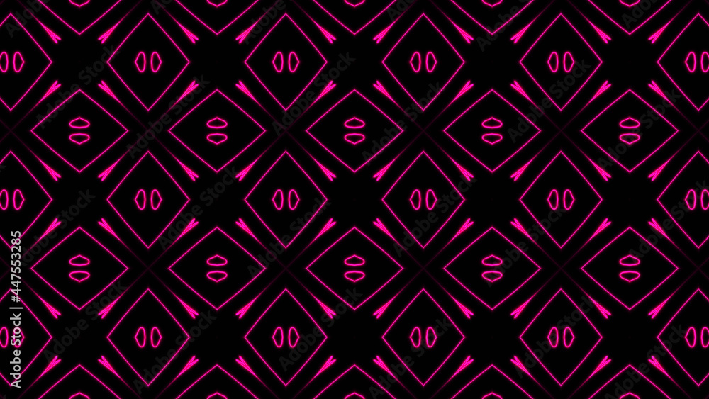Poster abstract seamless pattern pink texture. digital wall tiles design. seamless pattern with symmetric g