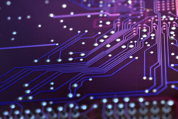 abstract background of electronic board