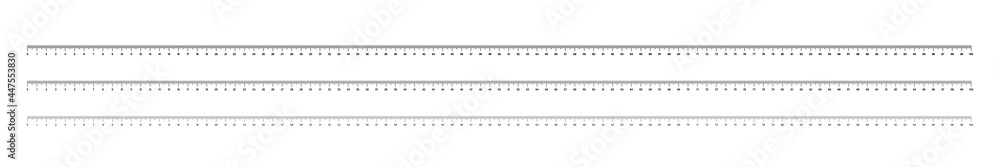 Poster ruler scale. 100 centimeters. measuring tool. ruler size indicator. stock vector