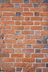 Background of old brick wall pattern texture.