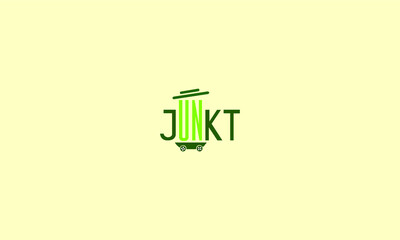  junk out logo  recycling vector logo design