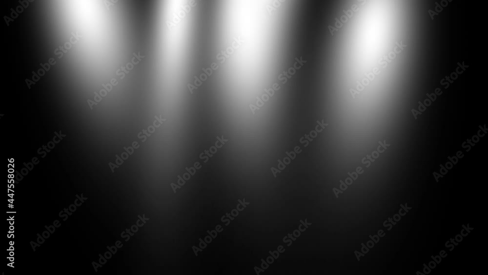 Aufkleber modern studio lights rotating first on black and green screen background for alpha matte and keying.