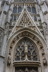 The Church of Saint-Maclou (1436 - 1521) - Roman Catholic church in Rouen, France. It considered one of the best examples of the Flamboyant style of Gothic architecture in France.