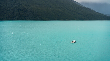 Sailing and kayaking in front of the Perito Moreno glacier on Lago Argentino