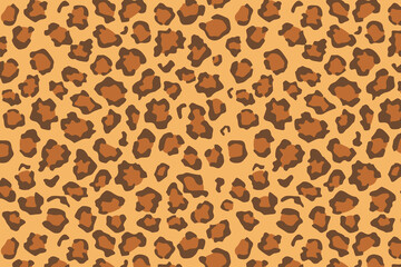 African leopard seamless skin texture background. Animal pattern.
