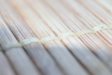 Macro close up of wooden binding