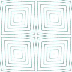 Arabesque hand drawn pattern. Turquoise