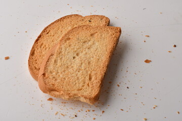 Crunchy Rusk or Toast for healthy life.