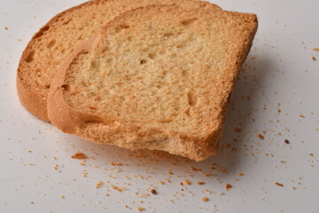 Crunchy Rusk or Toast for healthy life.