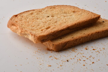 Crunchy Rusk or Toast for healthy life.
