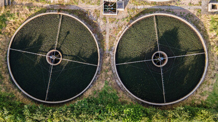 Water cleaning plant