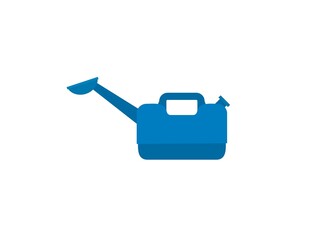 Plant watering can simple flay illustration