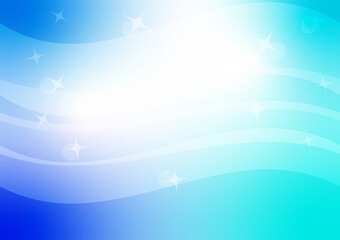 グラデーションの背景　青色　川　星　光