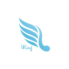 Beauty Flying Bird Wings Logo design inspiration