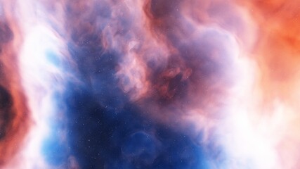 nebula gas cloud in deep outer space