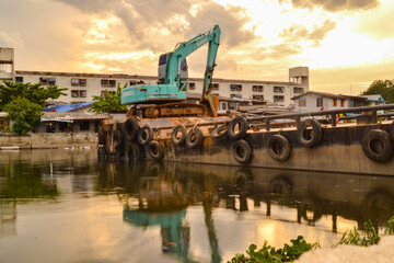 Bangkok Slums. Chinatown and Klong Toei
