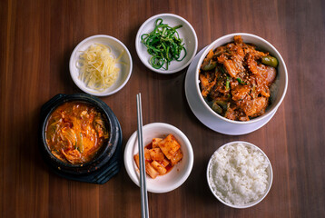 The Korean food