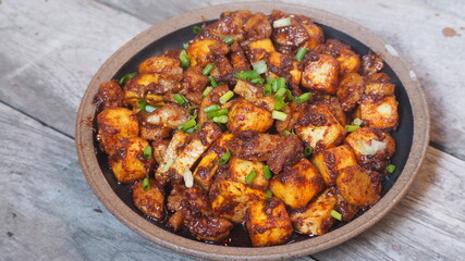 Tofu spicy chinese sauce